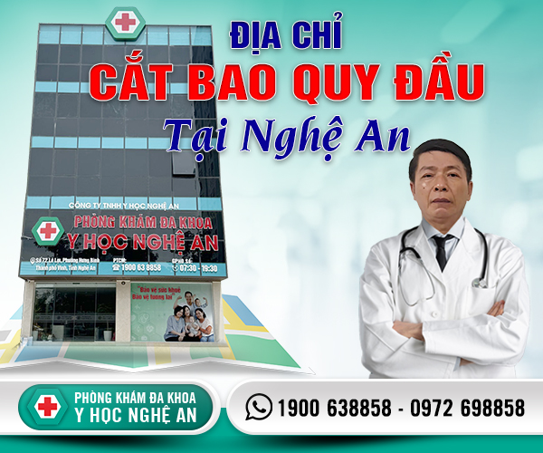 Địa chỉ cắt bao quy đầu ở Nghệ An