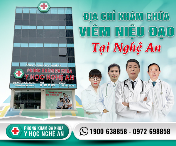 Địa chỉ khám chữa viêm niệu đạo ở Nghệ An