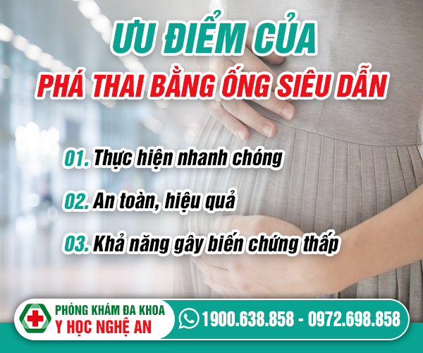 ưu điểm của phương pháp phá thai an toàn ở Nghệ An